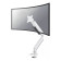 Neomounts NM-D775WHITEPLUS 10-49" Gas Spring Topfix 180°-Stop Desk Mount Single Monitor Arm - White