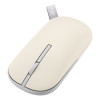 ASUS Marshmallow MD100 1600 DPI Wireless Optical Mouse - Oat Milk with Green Latte Cover