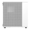 Meshed side of Fractal Design North Chalk FD-C-NOR1C-03 White Panel ATX Mid Tower PC Case 