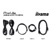 iiyama ProLite XB2497HSN-B1 23.8" Full HD IPS 100Hz 1ms USB-C Height Adjustable Monitor with Speakers - Matte Black