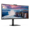 Refurbished - AOC V5 CU34V5CW/BK 34" Wide Quad HD LED 1ms Height Adjustable Curved Monitor with Speaker