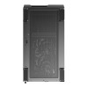 Antec Flux Rear Wood Tempered Glass Mid Tower Gaming PC Case - Black