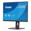 iiyama ProLite XB2495WSU-B1 24.1" WUXGA IPS 100Hz 4ms Height Adjustable Monitor with Speakers - Matte Black