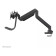 Neomounts NM-D775DX3BLACK 17-27" Full Motion Gas Spring Triple Monitor Arm - Black