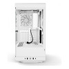 HYTE Y40 Mid Tower Panoramic Tempered Glass Gaming Case - Snow White