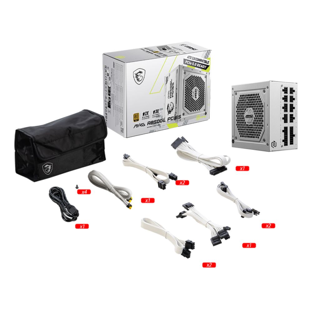 MSI MAG A850GL 850W Modular 80+ Gold PCIe 5.0 PSU