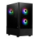 Gamdias TALOS E3 Tempered Glass Mid Tower Gaming PC Case - Black