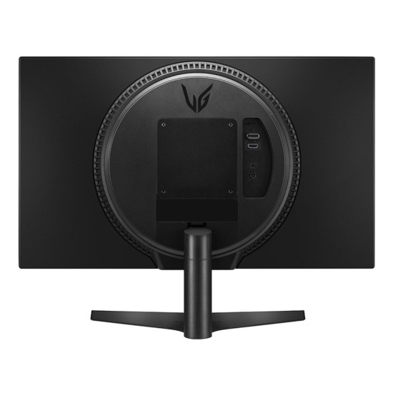 Black body and stand of LG UltraGear 24GS60F-B.AEK 24" IPS Full HD 180Hz 1ms Gaming Monitor 