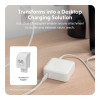 Hyper HyperJuice 100W USB-C GaN Safety Tested Travel Charger With 4 Ports - White