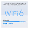 TP-LINK Whole Home DECO X50 Dual-Band Wi-Fi 6  Wi-Fi 6 Mesh System