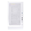 1st Player Go6-WH-4FS1 Tempered Glass Mid Tower Gaming Case - White with RGB Fans