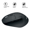 Logitech Triathlon M720 RF Wireless Bluetooth Optical 1000 DPI Mouse - Black
