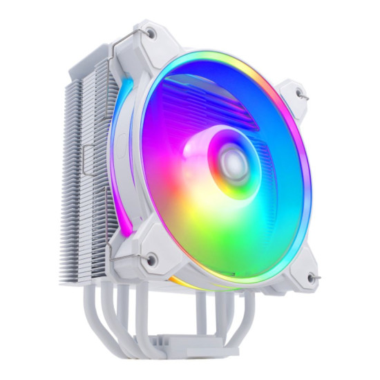 Cooler Master Hyper 212 Halo White RGB Fan 120mm CPU Cooler for Quiet Operation