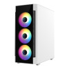 CiT Destroyer White ATX Gaming PC Case - White