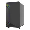 Vida Apollo M Micro-ATX Tempered Glass Gaming PC Case - Black