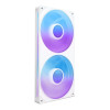 NZXT F280 RGB Core 280mm PWM Uni-body Fan - White