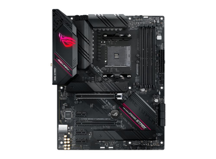 Internal side of ASUS AMD B550 ROG STRIX B550-F GAMING WIFI II AM4 DDR4 ATX Motherboard 