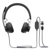 Logitech Zone Microsoft Teams Wired USB-C Plug & Play Stereo Headset - Graphite
