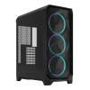 Fractal Design Meshify 3 Mid Tower Gaming PC Case - Black RGB TG Light Tint