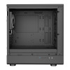 CiT Level 5 Tempered Glass Micro-ATX Mesh Gaming PC Case with 3 x ARGB Fans - Black