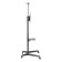 Neomounts FL50-550BL1 37-70" 50kg Height Adjustable Mobile TV Trolley Stand with Camera Shelf - Black