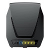 Back of the Synology WRX560 Gigabit Ethernet Dual-Band Wi-Fi 6 Router Black Device