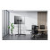 Neomounts FL50-540BL1 37-70" Height Adjustable Mobile Floor Stand TV Trolley Stand - Black