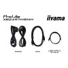 iiyama ProLite XB2497HSNH-B1 23.8" Full HD IPS 100Hz 1ms USB-C Height Adjustable Monitor with Speakers and Webcam - Matte Black