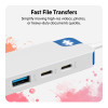 Hyper HyperDrive Flex 5 Port USB-C Hub Blue/White