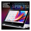 Refurbished - Acer Spin 312 Chromebook Intel N100 4GB RAM 128GB eMMC 12" Touchscreen Chrome OS Laptop
