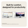 LG UltraWide U6 34U640B-B 34" Quad HD VA 144Hz 5ms USB-C Height Adjustable Curved Monitor