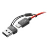 POLY Blackwire 5210 Monaural  Wired USB-A Mono Headset - Black