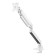Neomounts NM-D775WHITEPLUS 10-49" Gas Spring Topfix 180°-Stop Desk Mount Single Monitor Arm - White