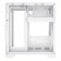 GameMax Infinity Mini microATX PC White Gaming PC Case - White