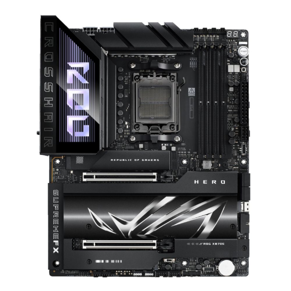 ASUS ROG Crosshair X870E HERO ATX motherboard for AMD X870E socket