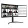 Refurbished - LG 34WR55QK-B 34" WQHD Height Adjustable USB-C Curved Monitor