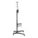 Neomounts FL50-550BL1 37-70" 50kg Height Adjustable Mobile TV Trolley Stand with Camera Shelf - Black