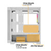 Vida Zephyr V2 Micro-ATX ARGB Tempered Glass Gaming PC Case - White