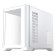 1st Player UV6 Tempered Glass Micro ATX Gaming Case - White