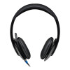 Logitech H540 Wired On-Ear Laser-Tuned Headset - Black