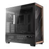 Antec Flux PRO Wood Tempered Glass Full Tower Gaming PC Case - Black