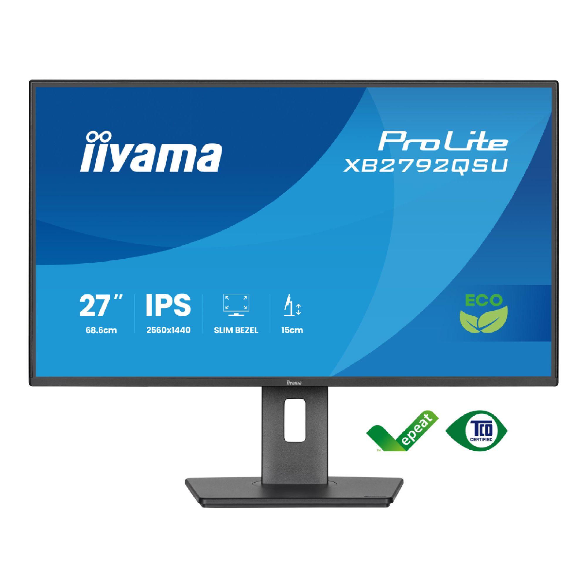 iiyama 27 IPS Quad HD 120Hz Adjustable Energy Efficient Monitor