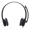 Logitech H150 Wired On-Ear Stereo Headset - Black