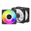 Arctic P12 Pro A-RGB High Static Pressure 120mm PWM Fan - Black Triple Pack
