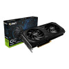 Close-up view of the Palit GeForce RTX 4070 DUAL OC with dual-fan cooling system.
