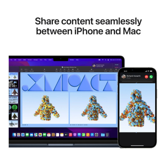 Apple MacBook Air in Midnight with high-performance M2 Octa-Core processor