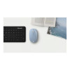 Microsoft Bluetooth Optical Wireless Mouse 4-Button Scroll Wheel - Blue