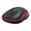Logitech M185 RF Wireless Optical 1000 DPI Mouse - Red