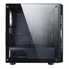 CiT Flash RGB Tempered Glass Micro ATX Gaming PC Case - Black