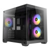 Antec CX600M ARGB Tempered Glass Mini Tower Gaming PC Case - Black